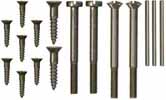 Screws & pins,
complete set for
Tennessee rifle,
unplated steel